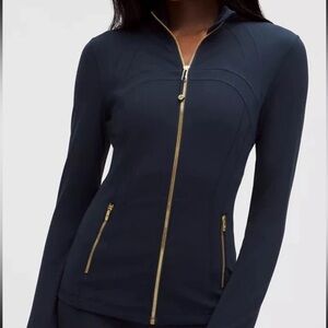 NEW Lululemon Define Jacket True Navy Gold Gold NWT